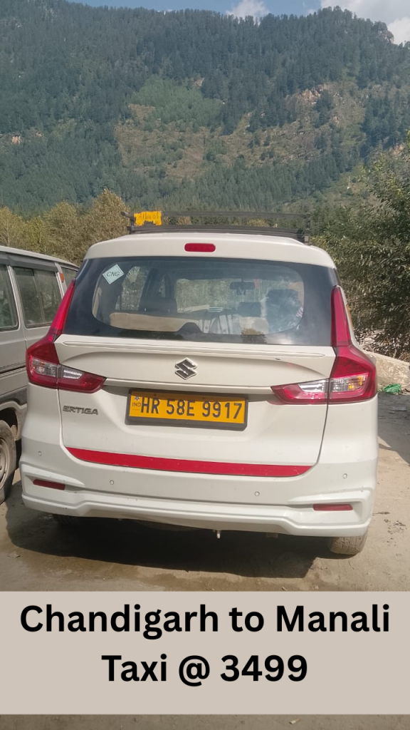 Chandigarh to Manali Taxi